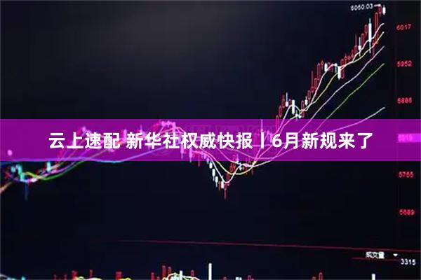 云上速配 新华社权威快报丨6月新规来了